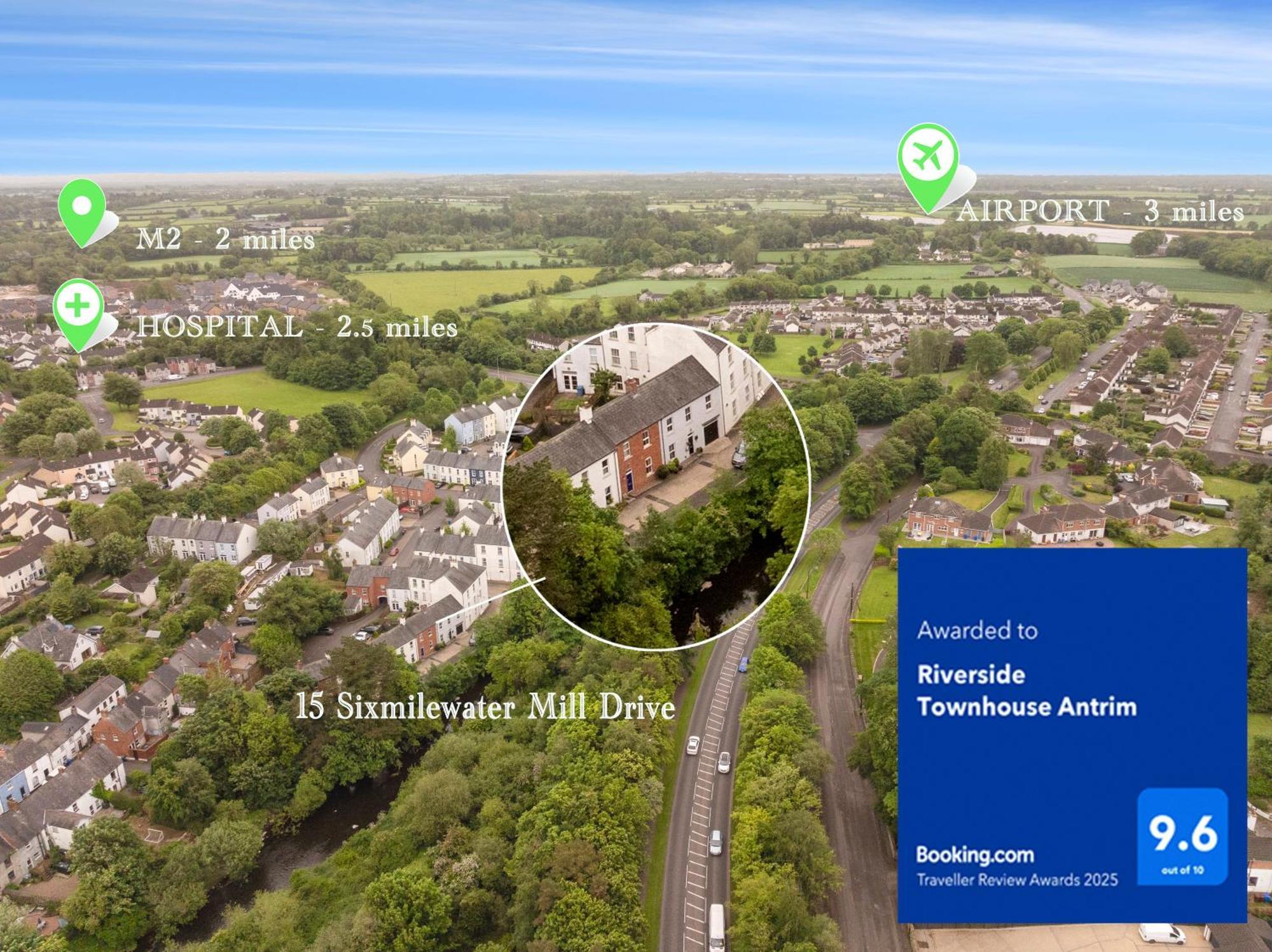 Riverside Townhouse Antrim Buitenkant foto